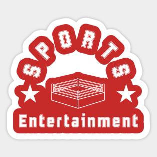 Sports Entertainment Wrestling Shirt Sticker